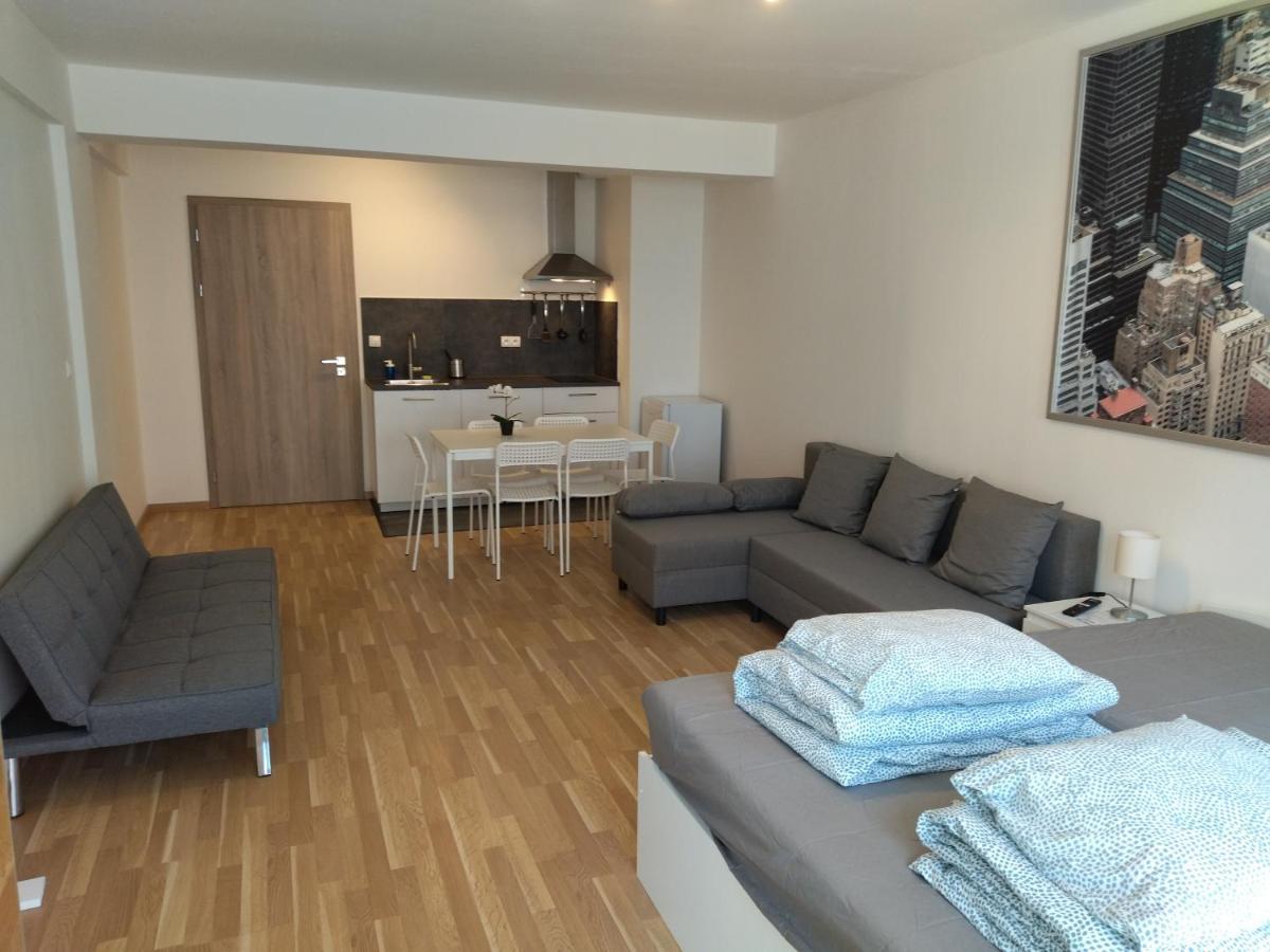 Brand New Two Room Apartment #34 With Free Secure Parking In The Center ปราก ภายนอก รูปภาพ
